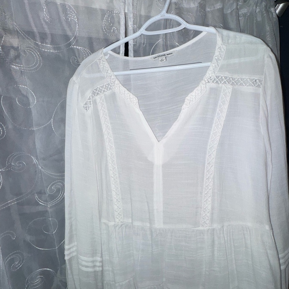 Zac & Rachel Classic White Top